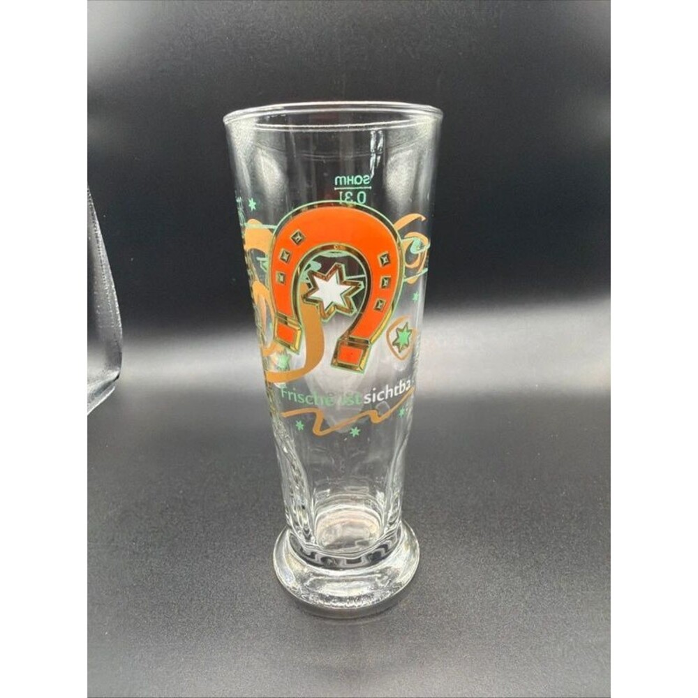 Vintage Pfingstädter German Beer Glass